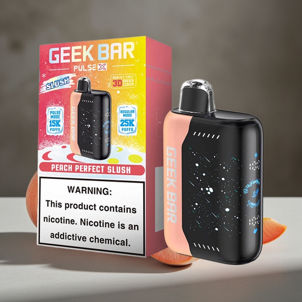 Geek Bar Pulse X 25000 Fúk s 3D Displejom a Dual Mesh Cievkou – Slush Edícia