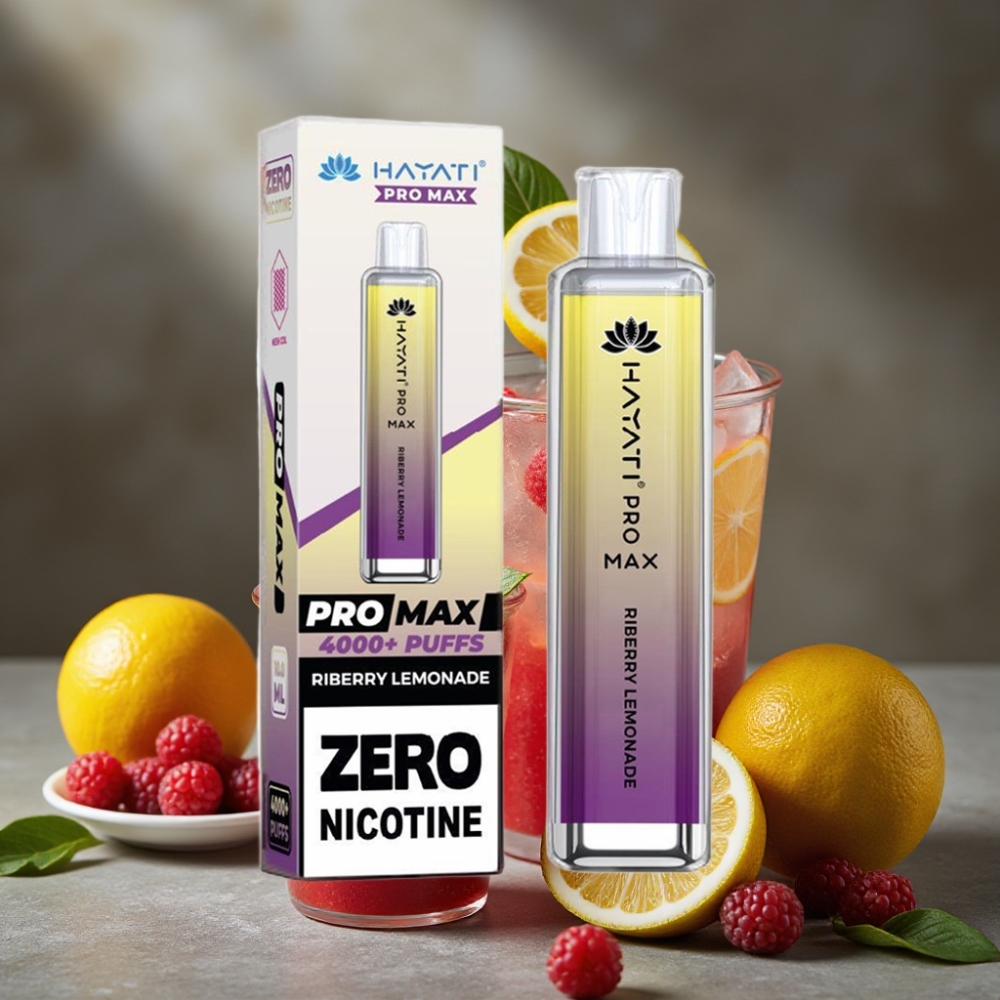 Hayati Pro Max 4000 Puffs Jednorázová Vape Ribízková Limonáda – 5% Nikotín, 1400mAh, 2ml Nádrž, TPD