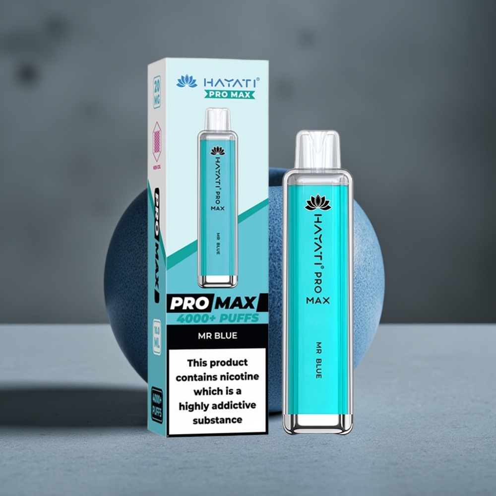 Hayati Pro Max 4000 Puffs Jednorazová E-cigareta S Modrou Príchuťou