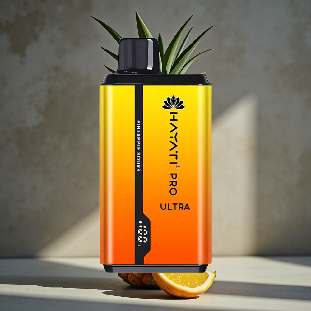 Hayati Pro Ultra 15000 Puffs Ananasový Horký 2×12ml 2%
