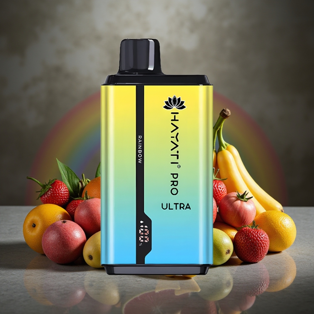 Hayati Pro Ultra 15000 Puffs Dúha Disposable Vape 2×12ml 2%