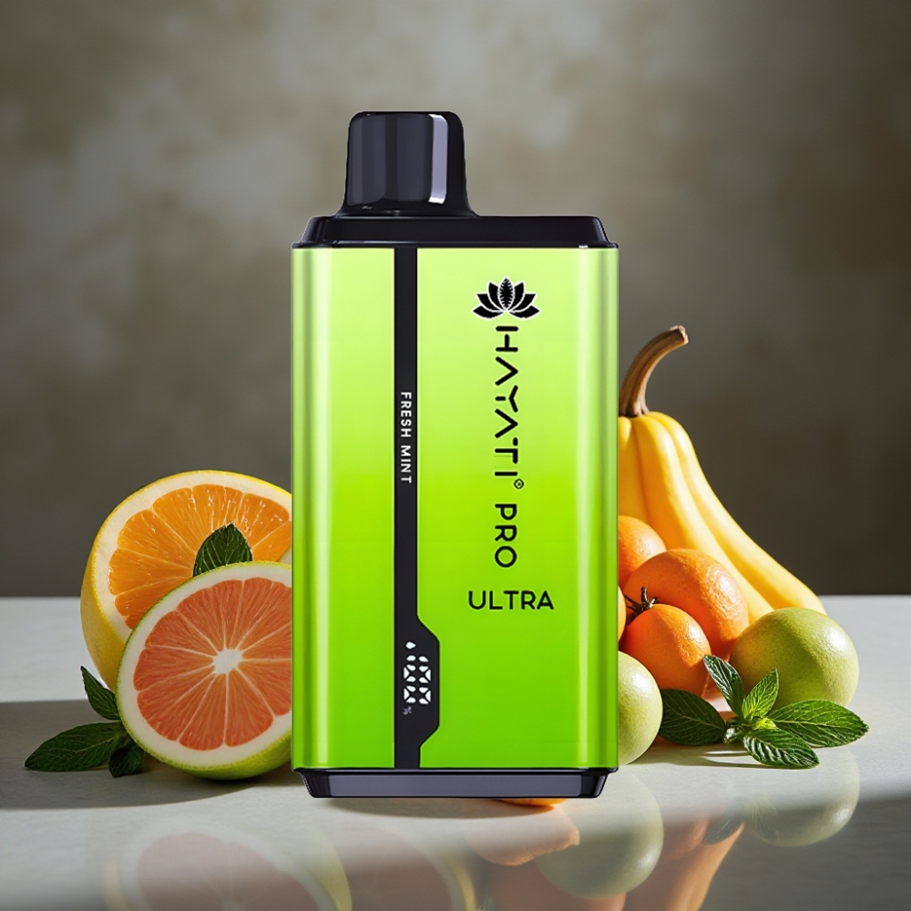 Hayati Pro Ultra 15000 Puffs Čerstvá Mätová 2×12ml 2%