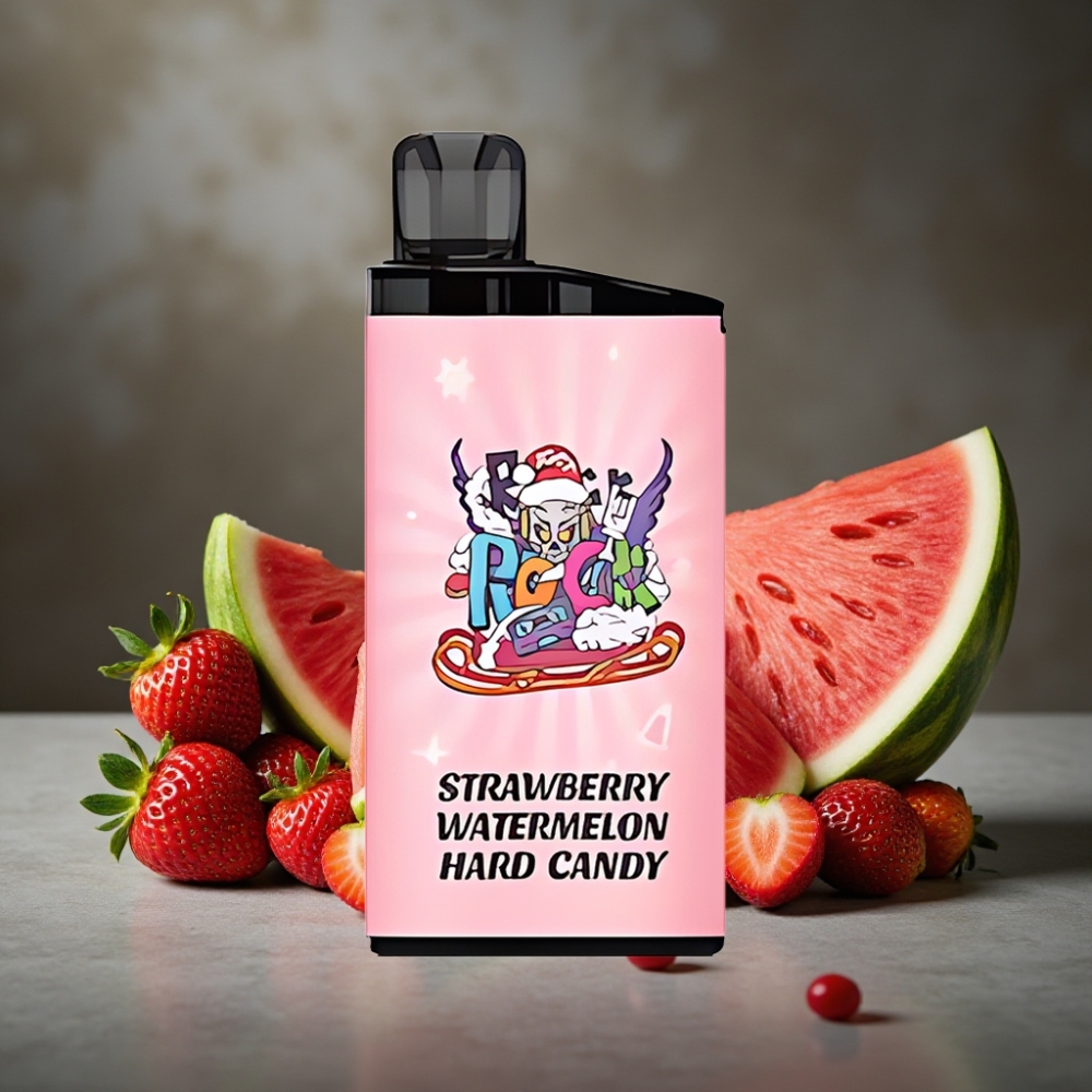 IGET Bar 3500 Puffs Disposable Vape Jahodový Melón Tvrdý Cukrík s 1.2 Ohm Mesh Coil