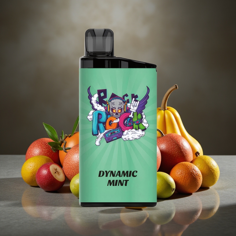 IGET Bar 3500 Puffs Dynamická Mäta Disposable Vape 1400 mAh 1.2 Ohm Mesh