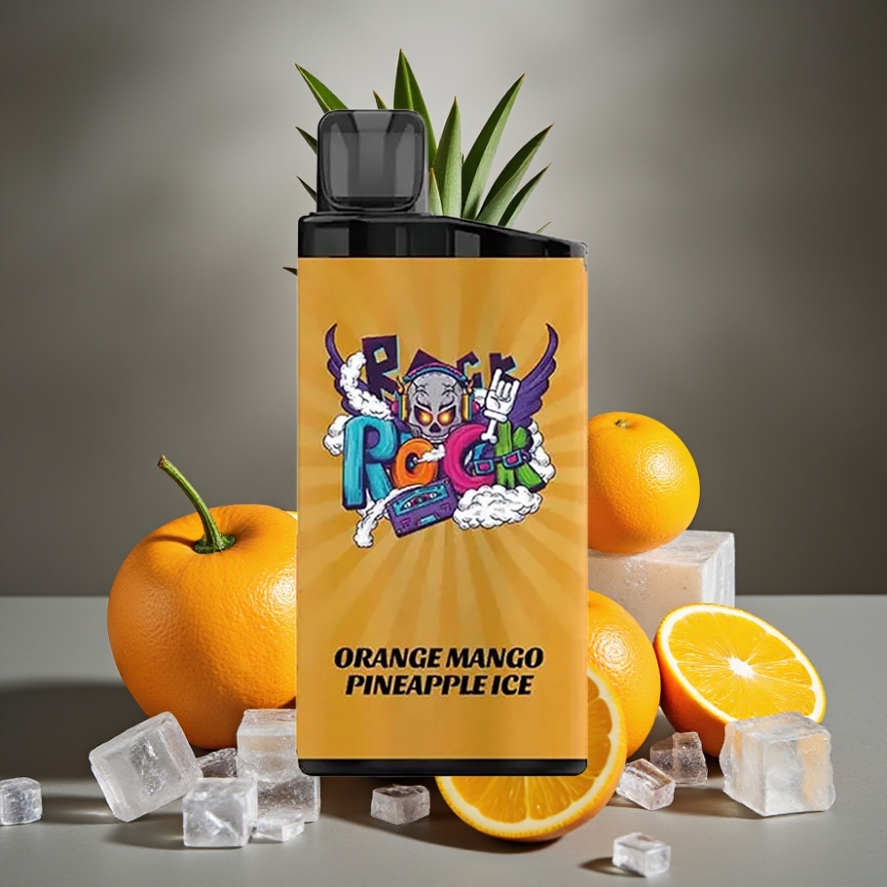 IGET Bar 3500 Puffs Pomeranč Mango Ananás Ľad s Mesh Coil 1.2 Ohm