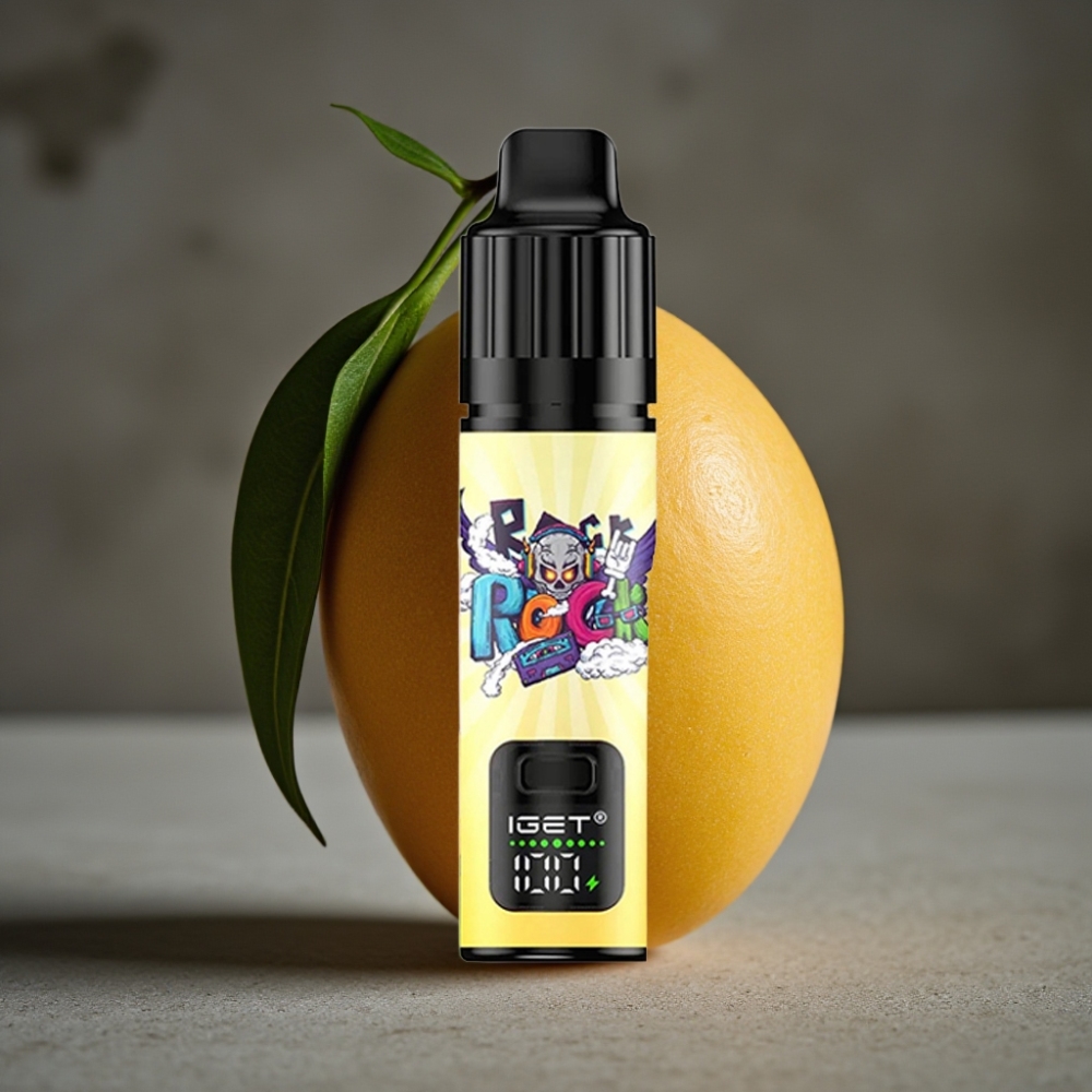 IGET BAR PLUS S3 POD 10000 Puf Disposable Vape Mango Príšera 18ml 5% Nikotín