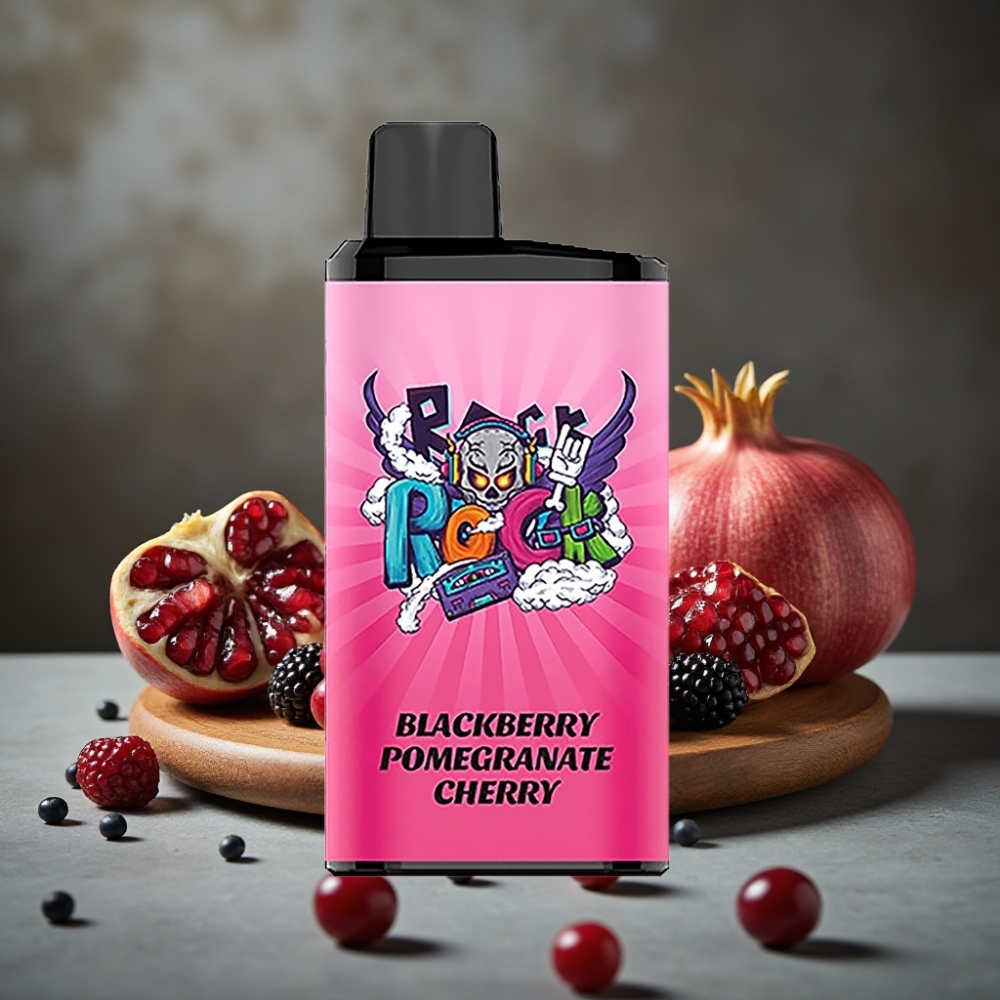 IGET Bar Pro 10000 Puffs Disposable Vape Ostružina Granátové Jablko Čerešňa 2000 mAh Mesh