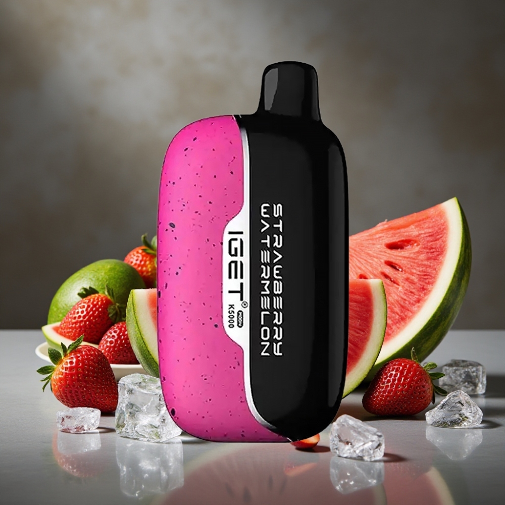 IGET Moon K5000 Puffs Jednorázová Elektronická Cigareta Jahoda Vodný Melón Ice
