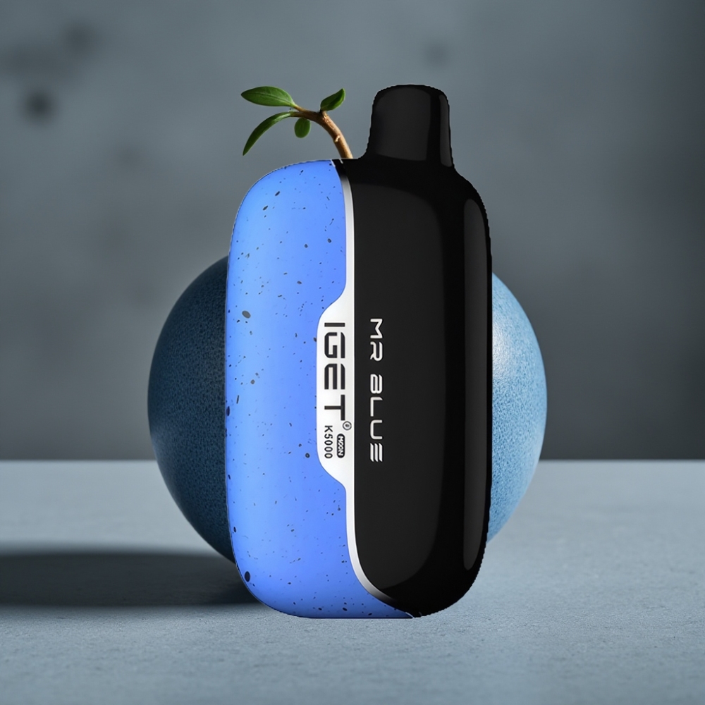 IGET Moon K5000 Pufy Disposable Vape Pán Modrý – 5000 Puf, 81.5 g, Mesh 1.35 Ohm