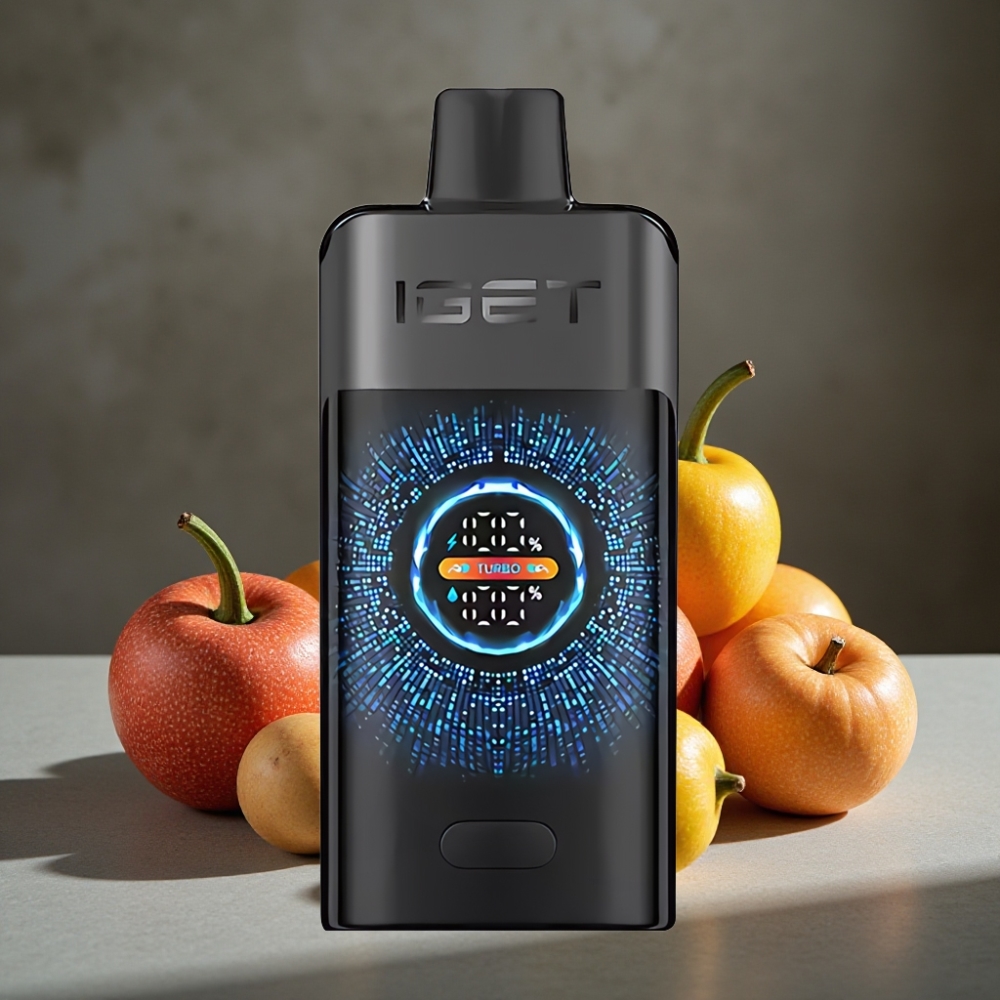 IGET ONE 12000 Puffs Disposable Vape Čierny Les – 2700 mAh, Veľký Zakrivený Displej