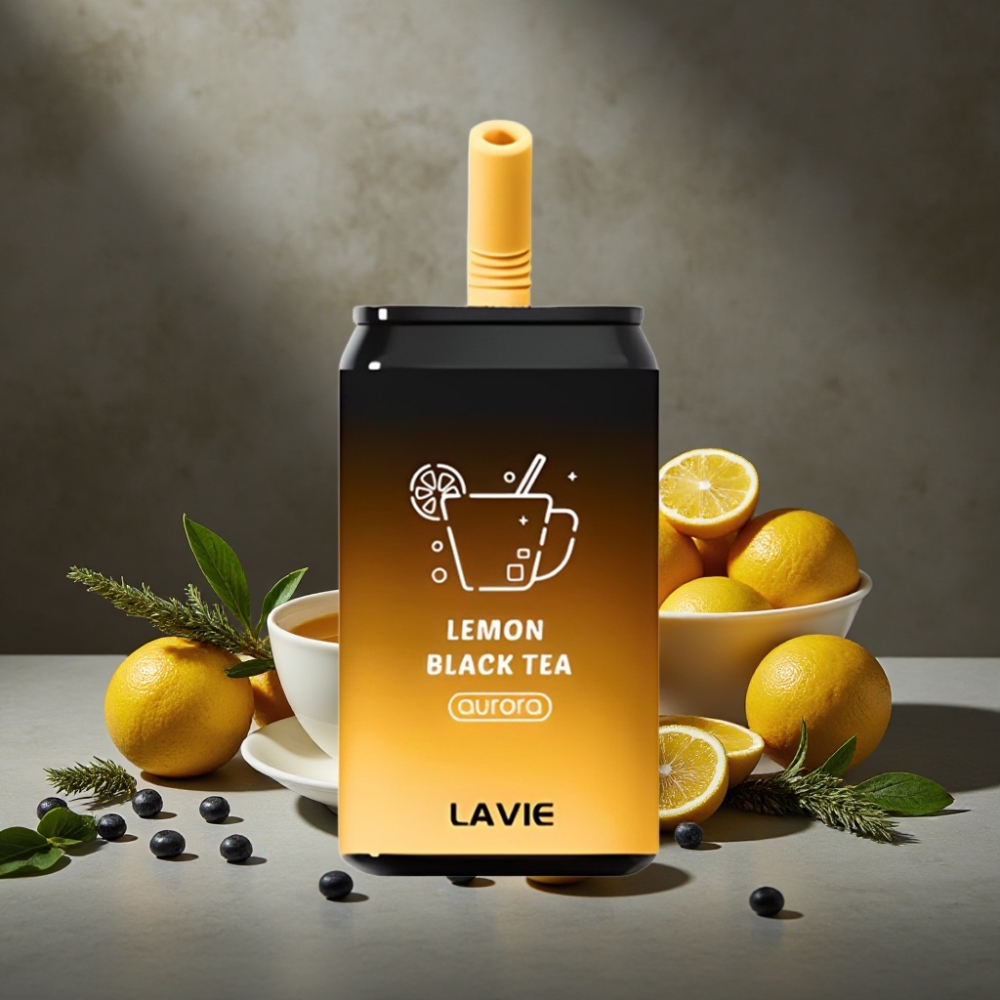 LAVIE Aurora 11000 Puffs Citrónový Čierny Čaj 22ML 5% Nikotín Typ C