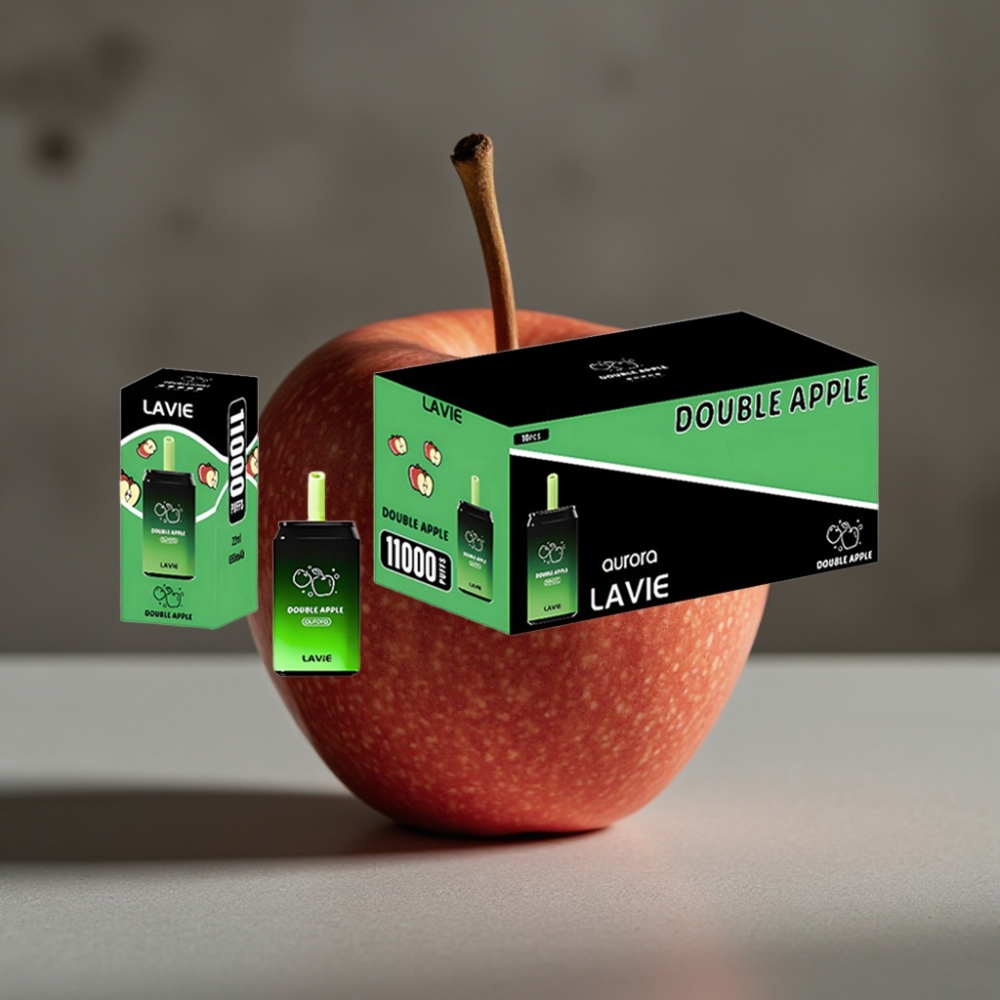 LAVIE Aurora 11000 Puffs Dvojité Jablko – 22ML, 650mAh, Typ-C