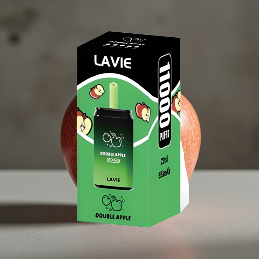 LAVIE Aurora 11000 Puffs Dvojité Jablko – 22ML, 650mAh, Typ-C