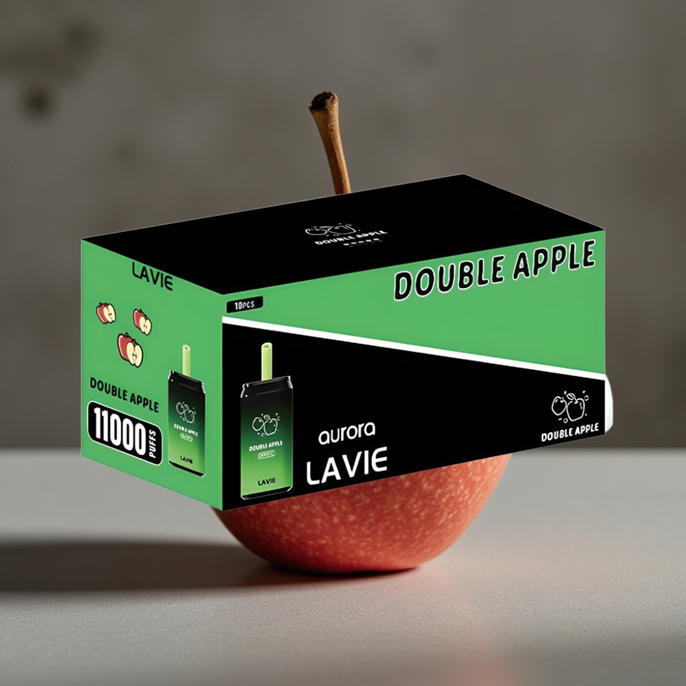 LAVIE Aurora 11000 Puffs Dvojité Jablko – 22ML, 650mAh, Typ-C