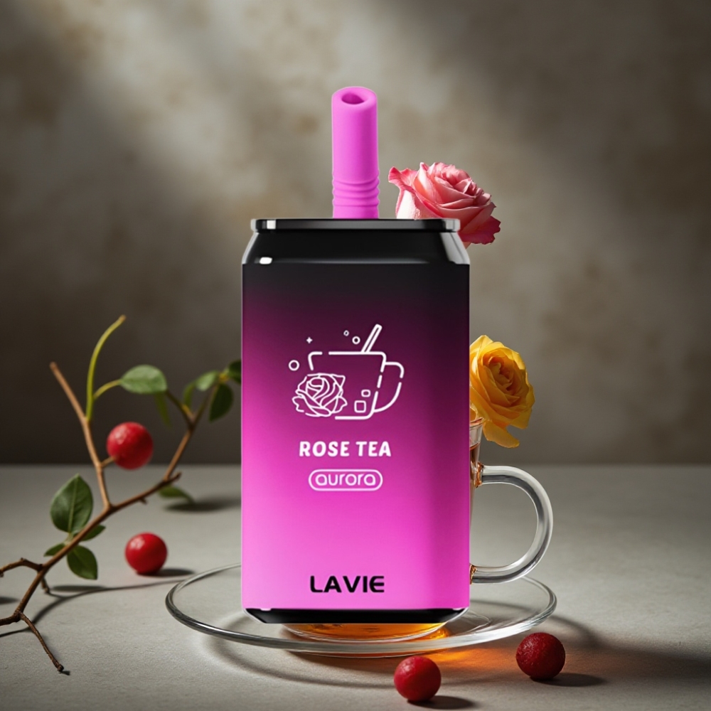 LAVIE Aurora 11000 Puffs Ružový Čaj Disposable Vape 22ML 5% Nikotínu