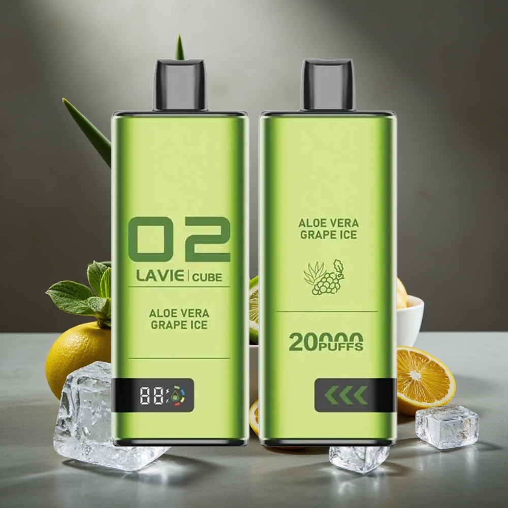 Lavie Cube 20000 Puffs Disposable Vape Aloe Vera Hroznový Ľad