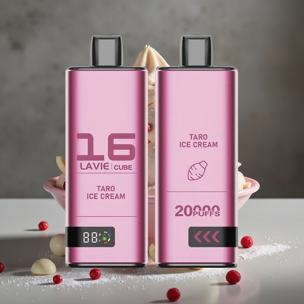 Lavie Cube 20000 Puffs Disposable Vape Taro Zmrzlina (28ML, Type-C)