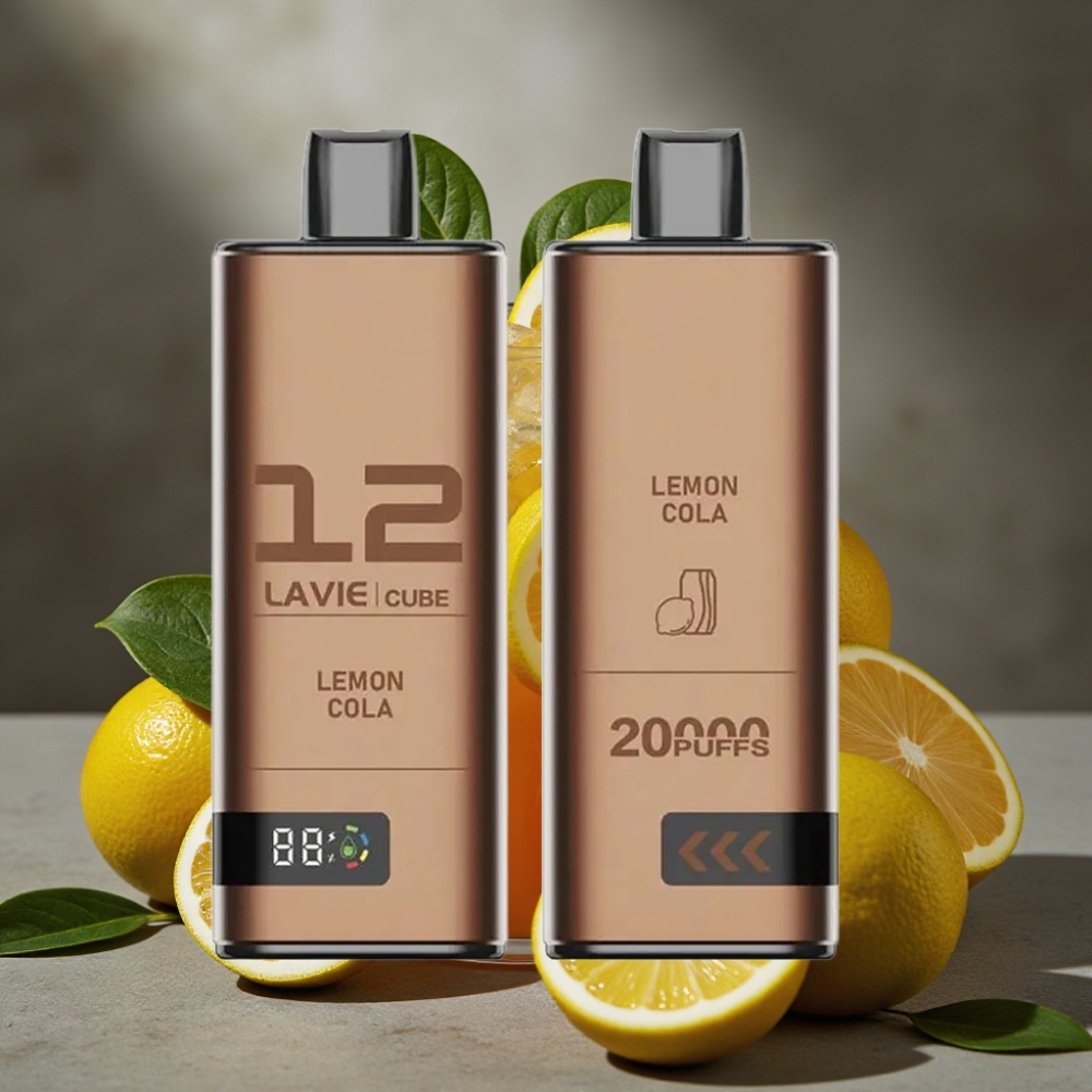 Lavie Cube 20000 Puffs Jednorázová E-Cigareta Citrónová Kola 28ml 5%