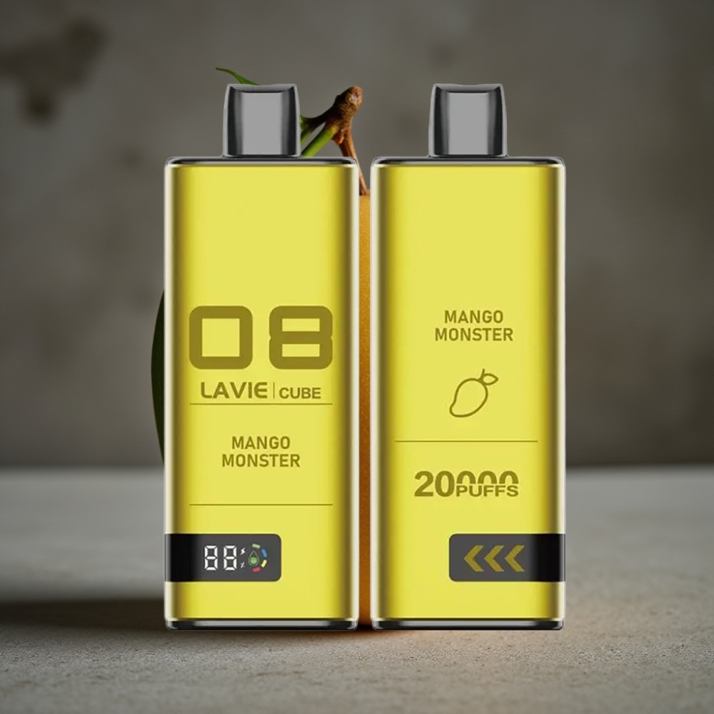 Lavie Cube 20000 Puffs Jednorázová E-Cigareta Mango Monštrko 28ML 5% Salt Nicotine