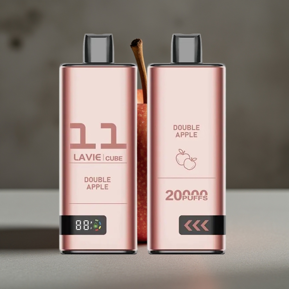 Lavie Cube 20000 Puffs Jednorázová E-cigareta Dvojité Jablko 28ML 5% nikotínu