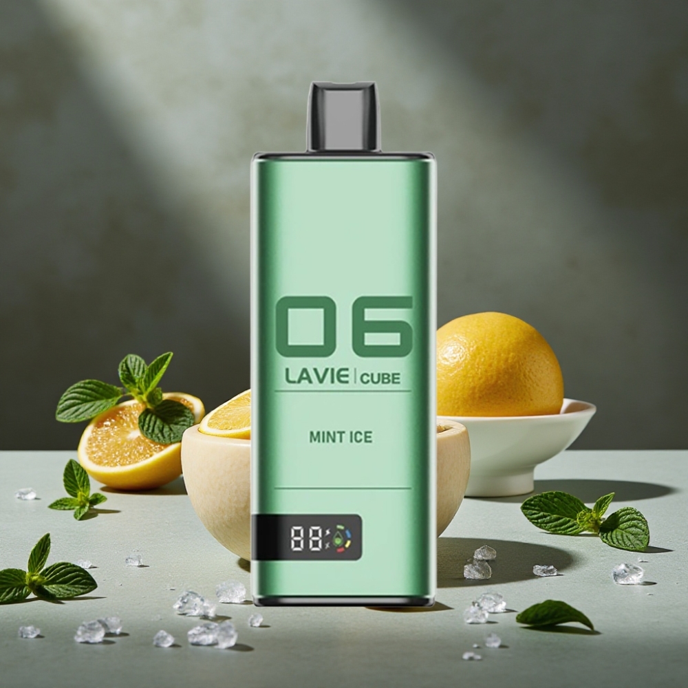 Lavie Cube 20000 Puffs Jednorázová E-cigareta Mäta Ľadová 28ML 5% Salt Nic
