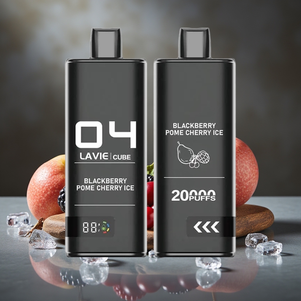 Lavie Cube 20000 Puffs Jednorazová E-cigareta Čučoriedka Granátový Ľad
