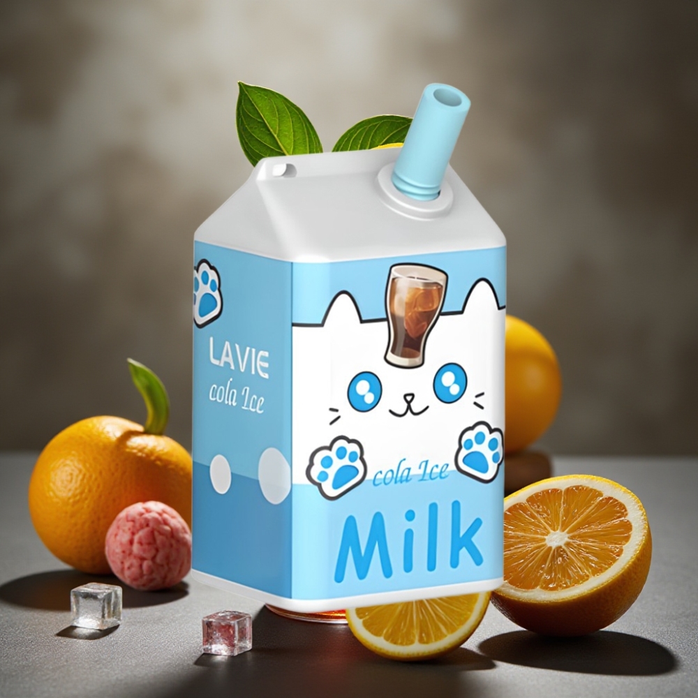 LAVIE Milk 7000 Puffs 16ML 5% Nikotín Disposable Vape Kola Ľad