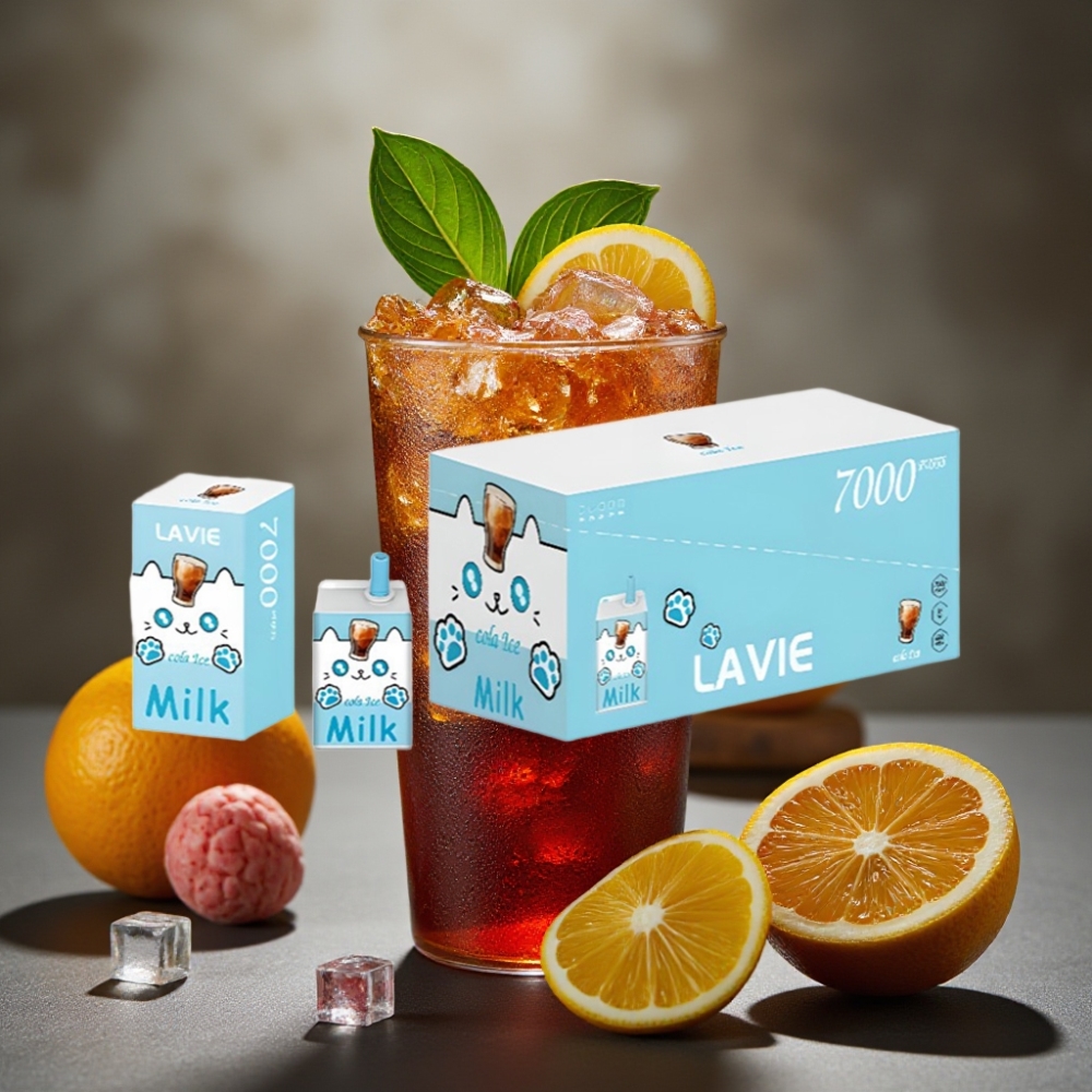 LAVIE Milk 7000 Puffs 16ML 5% Nikotín Disposable Vape Kola Ľad