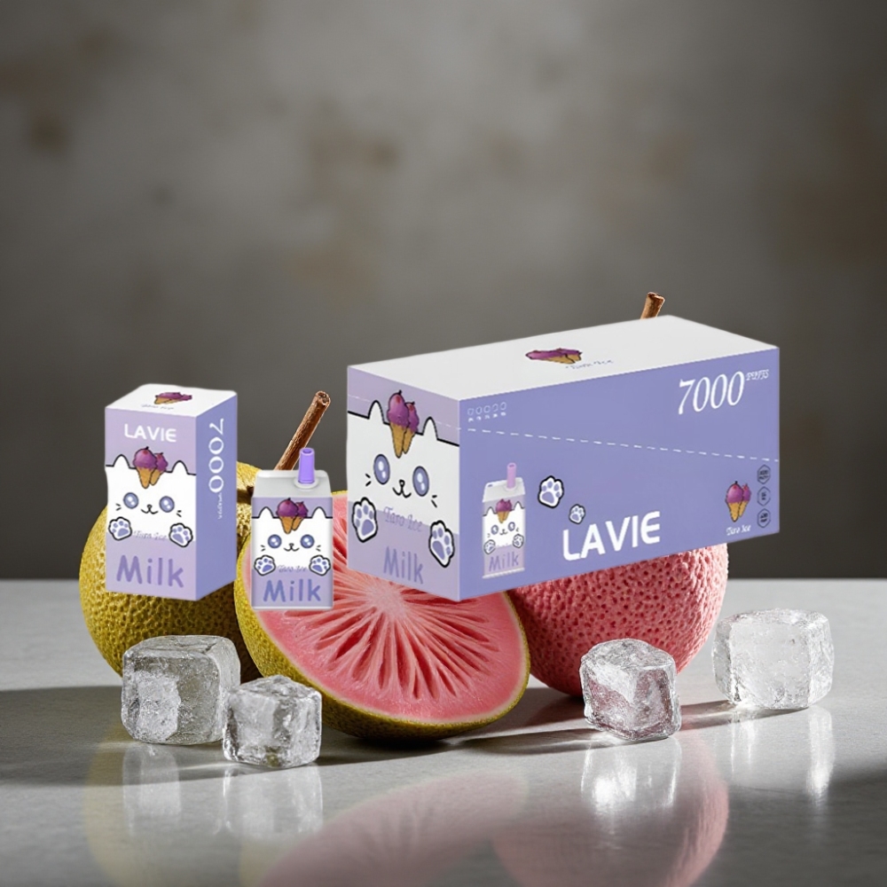 LAVIE Milk 7000 Puffs Taro Ľad bez Nikotínu 16ML 600mAh Typ-C