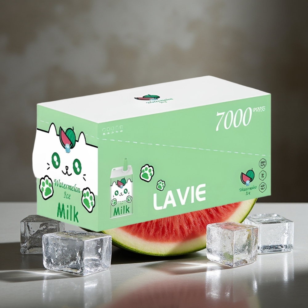 LAVIE Milk 7000 Puffs Vodná Melón Ice 16ML 5% Nikotín Typ C