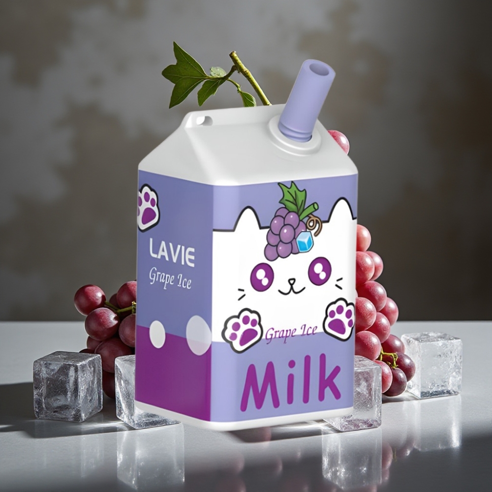 LAVIE Milk 7000 Pufov Disposable Vape Hroznový Ľad