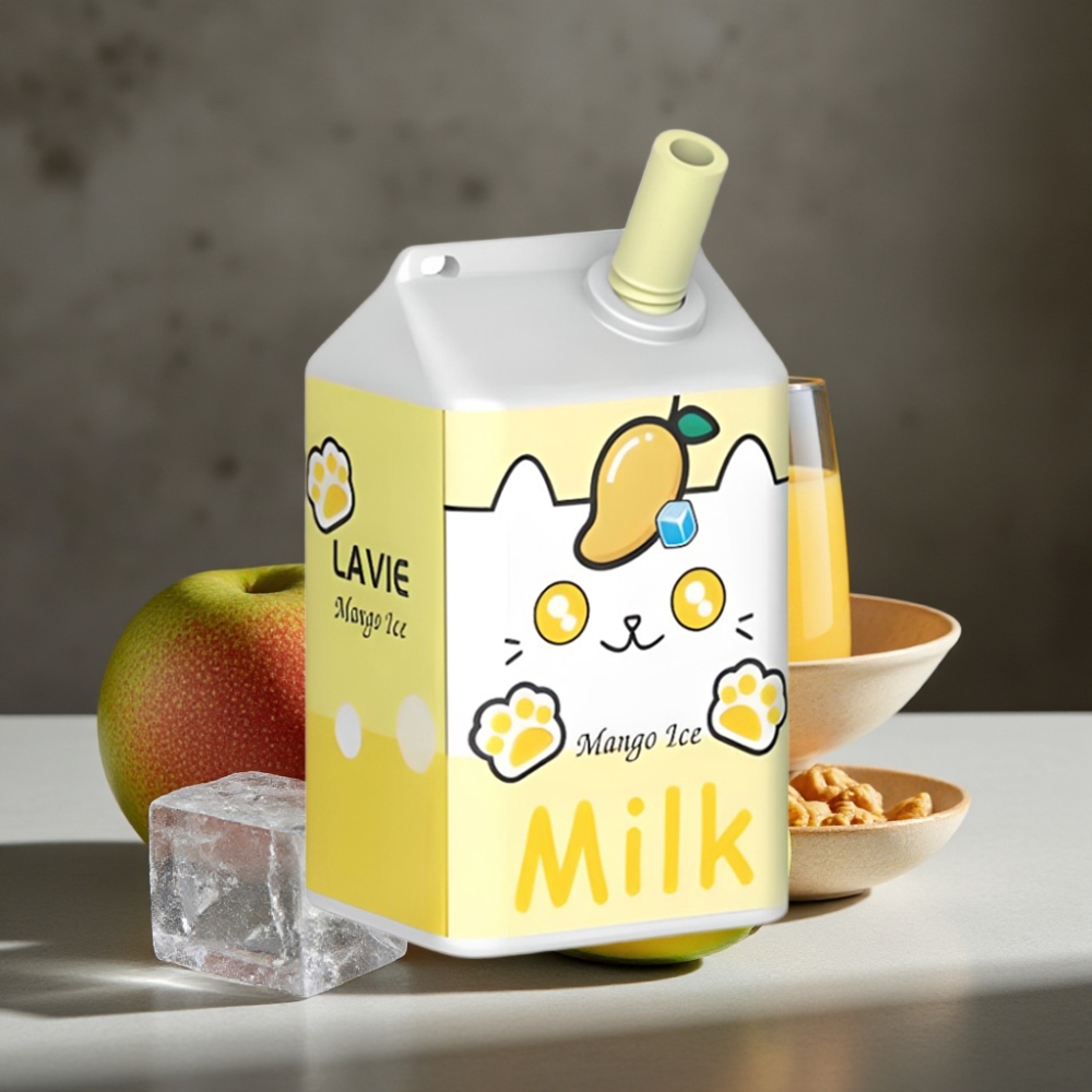 LAVIE Milk 7000 Pufov Disposable Vape Mango Ľad 16ML 5% Nikotín