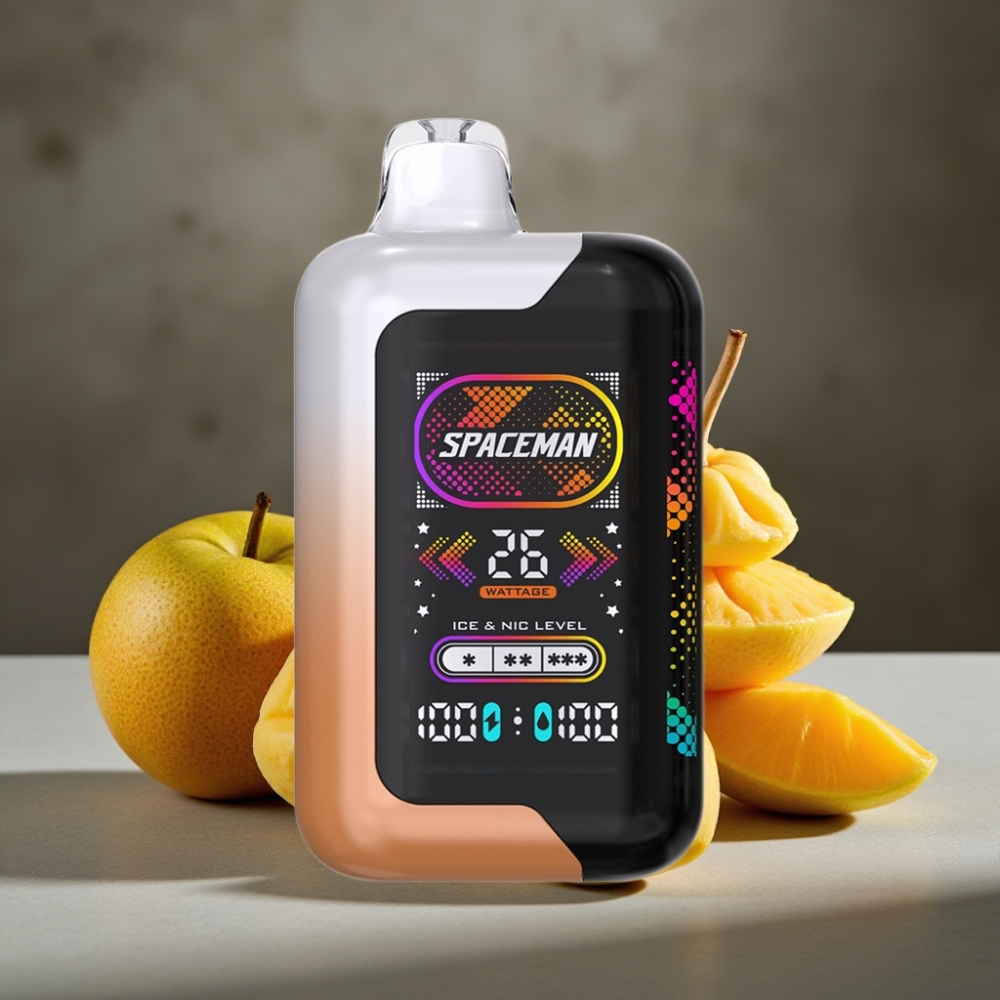 Spaceman SP40000 Zero Nikotín Disposable - 20ml, 0% Nikotín, 40000 Ťahov, Sour Mango Honey Dew