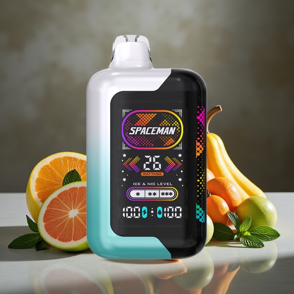 Spaceman SP40000 Zero Nikotín Disposable - 20ml, 0mg, 40000 ťahov, 1000mAh, Čerstvá Mätová