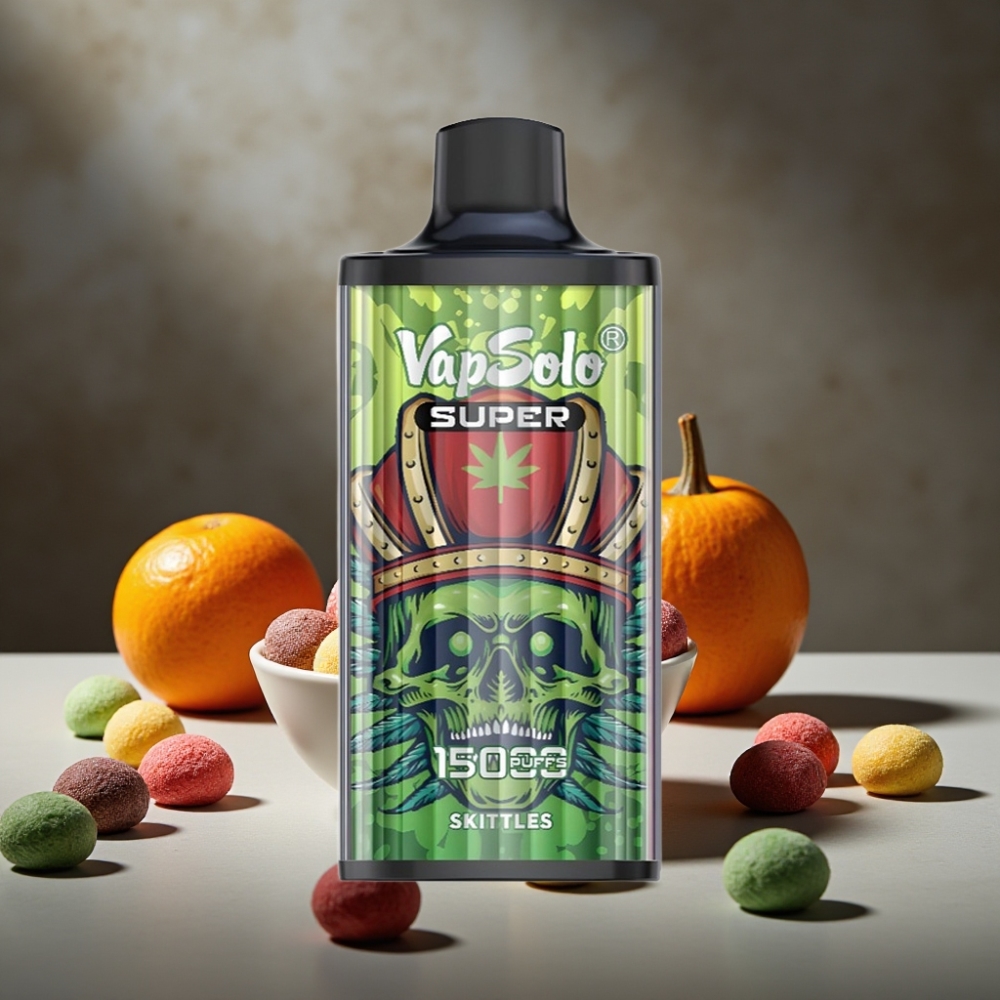 Vapsolo Super 15000 Puffs Disposable Vape Duhovky (Skittles) 40ml 850mAh Typ-C