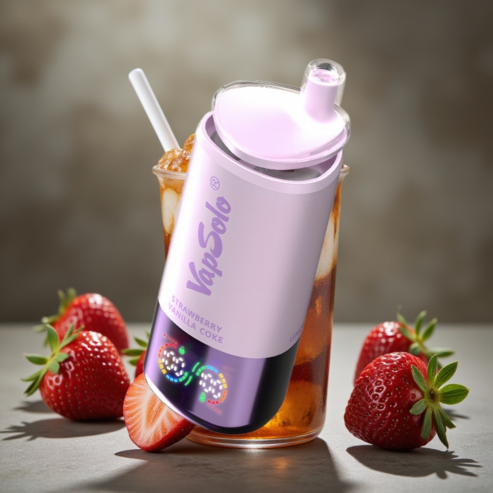 VapSolo Triple 30000 Puffs Disposable Vape Jahoda Vanilka Kola 40ml