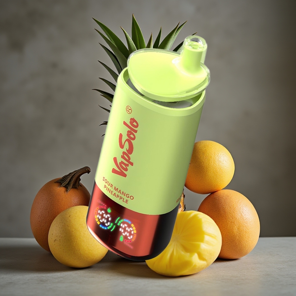 VapSolo Triple 30000 Puffs Disposable Vape Kyslý Mango Ananás 40ml