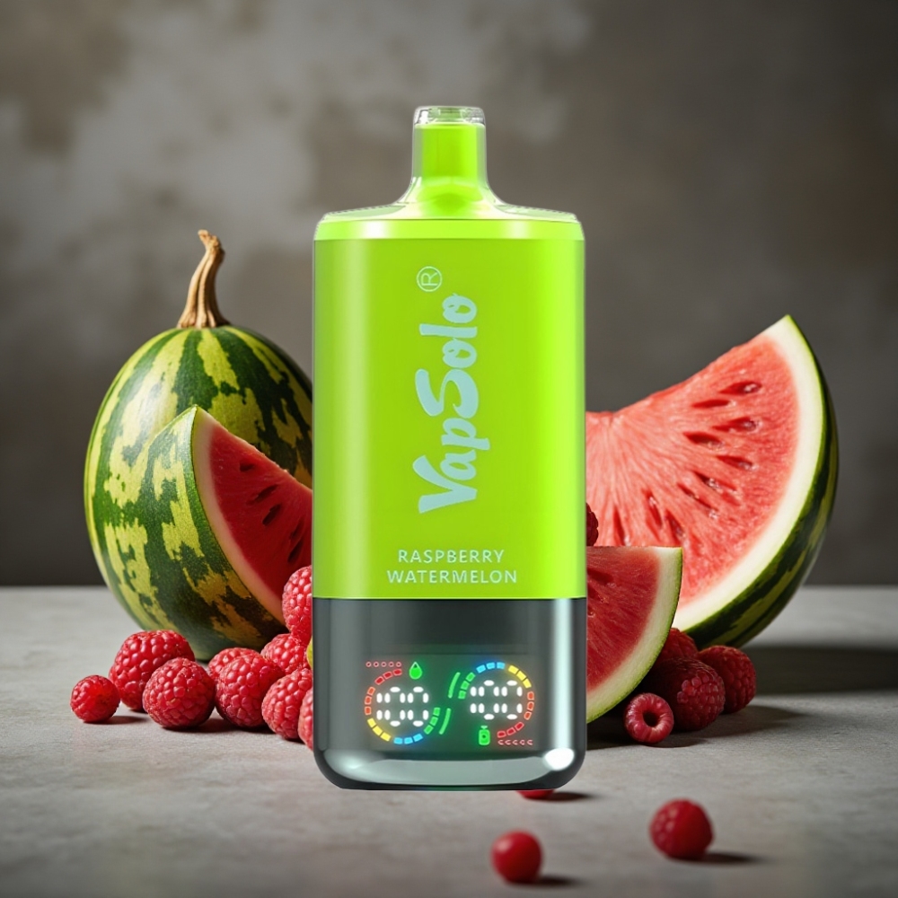 VapSolo Triple 30000 Puffs Malina Vodný Melón 40ml Typ-C