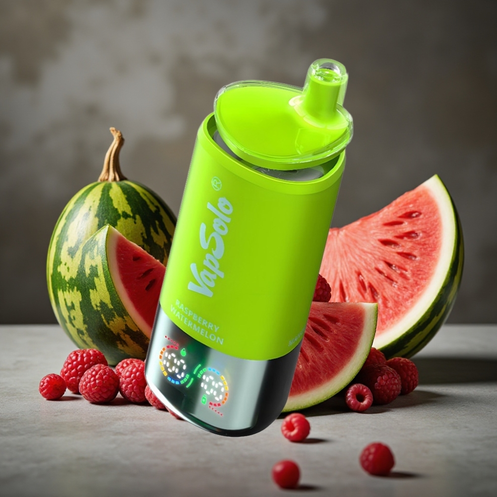 VapSolo Triple 30000 Puffs Malina Vodný Melón 40ml Typ-C