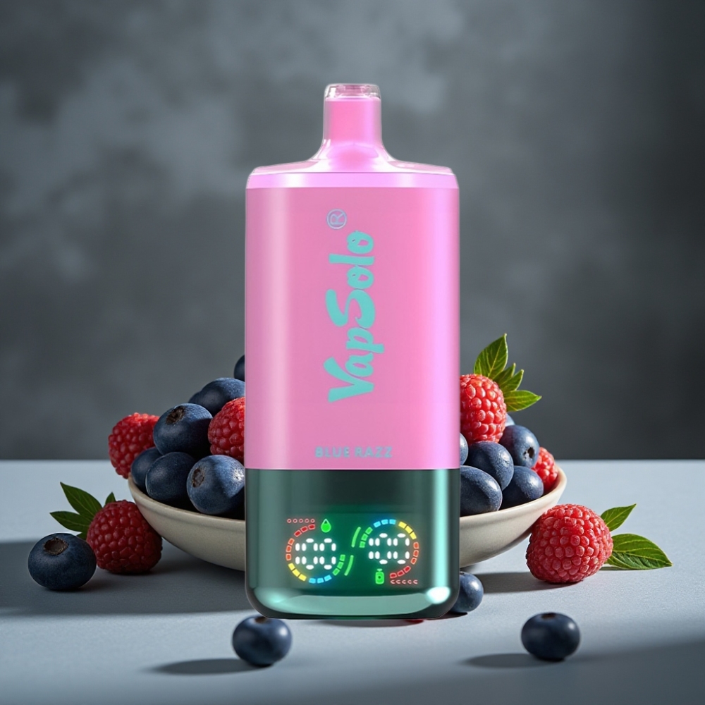 VapSolo Triple 30000 Puffs Modrý Ráz (40ml, 20/50mg, Typ-C)