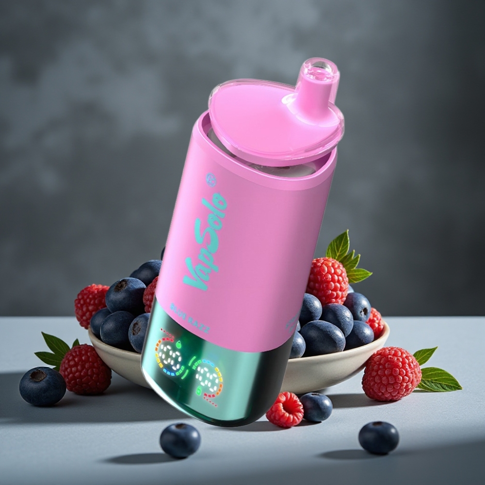 VapSolo Triple 30000 Puffs Modrý Ráz (40ml, 20/50mg, Typ-C)