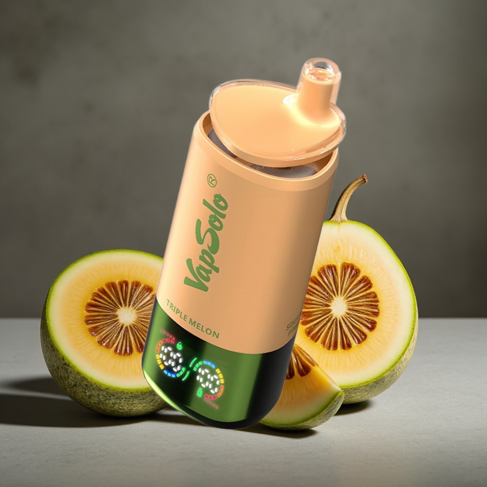 VapSolo Triple 30000 Puffs Trojité Melónové 40ml 20mg/50mg Typ-C