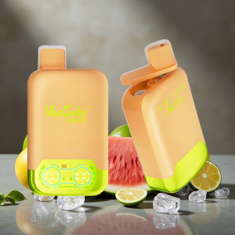 Vapsolo Twins 20000 Puffs 40ml Citrón Lime & Melónový ľad Disposable Vape