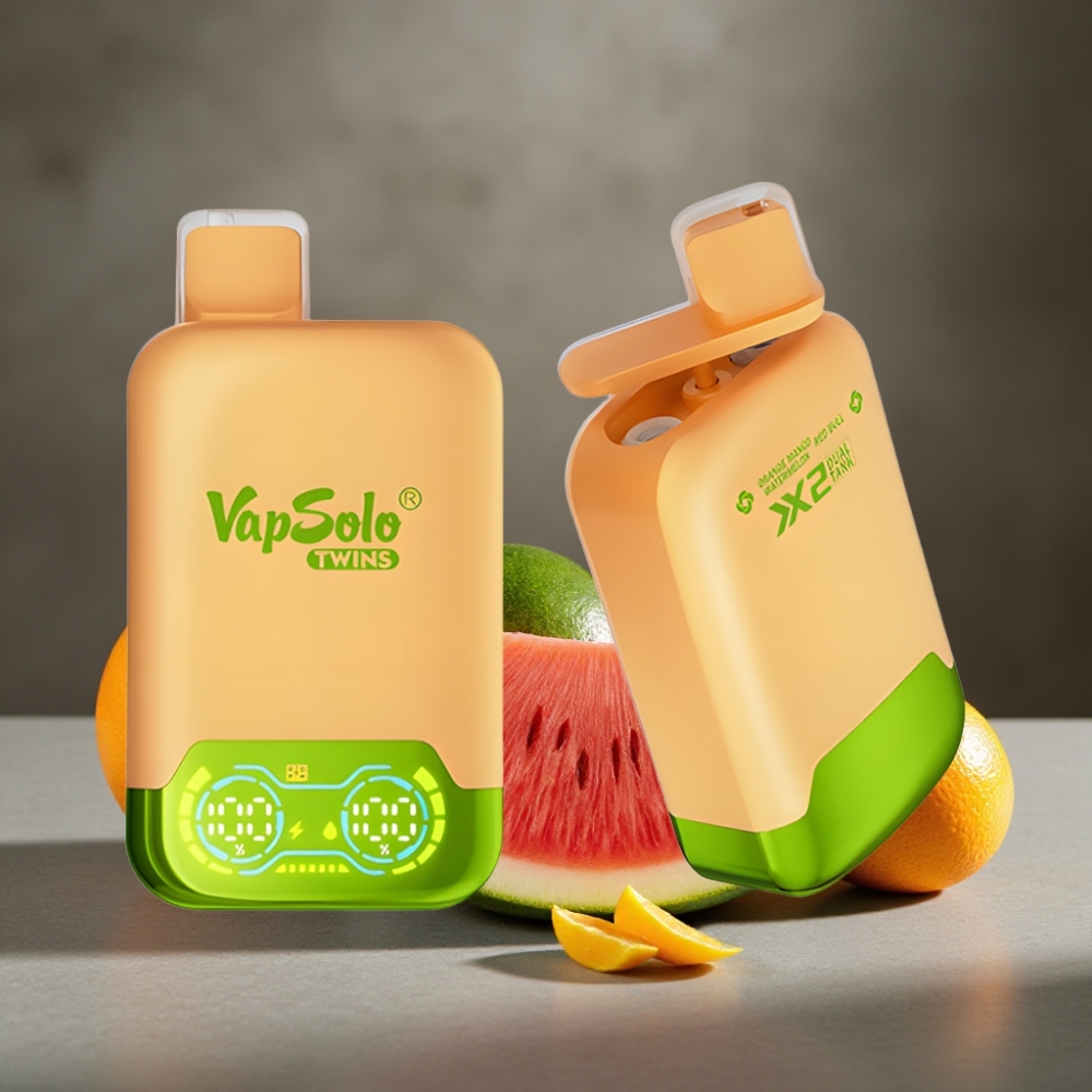 Vapsolo Twins 20000 Puffs Pomeranč Mango Melón & Red Bull 40ml 50mg