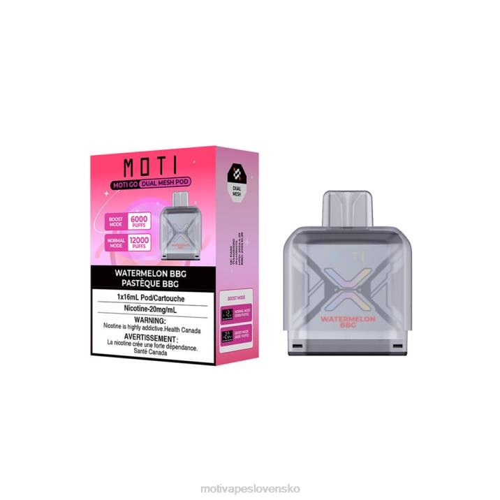 MOTI Vape Bratislava XP2F92 | MOTI Go Pro jednorazový pod žuvačka z vodného melónu