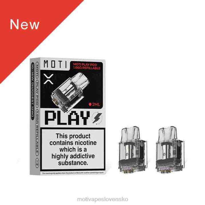 MOTI Vape Slovensko XP2F121 | MOTI Play pod 1,00 ohm znovu naplniteľný 1ks
